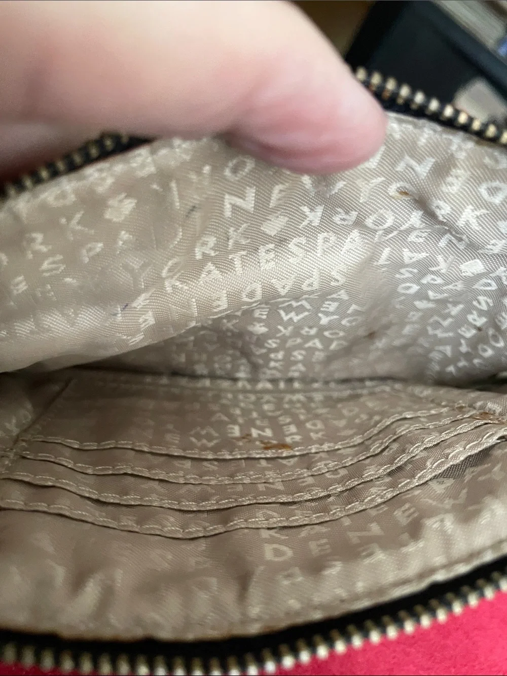 kate spade Black and Cream Crossbody Bag